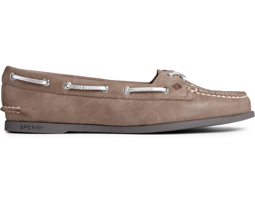 Sperry Authentic Original Skimmer Starlight Boat Shoes - Women's Boat Shoes - Grey/Brown [NG1976843]